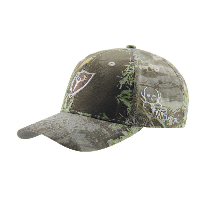 6 Painéis de Camuflagem Bordados Chapéus de Beisebol ao ar livre, chapéus de caça ajustáveis de baixo perfil unisex