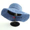 ODM feito sob encomenda do OEM da cor de Straw Sun Hats Sun Shade Pantone das mulheres da ráfia