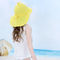 A prova UV dos chapéus UPF 50+ do Sun das crianças de pouco peso do menino da menina bate por muito tempo 43cm rapidamente secos