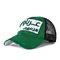 Chapéus de corrida tecidos da borda 58cm de Logo Embroidery Baseball Caps Curved do remendo